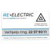 Re-Electric veihjelp-assistanse vinyletiketter - 10 pk