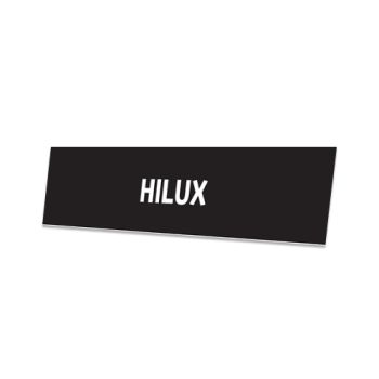 Skiltplate Hilux - 2 stk i sett