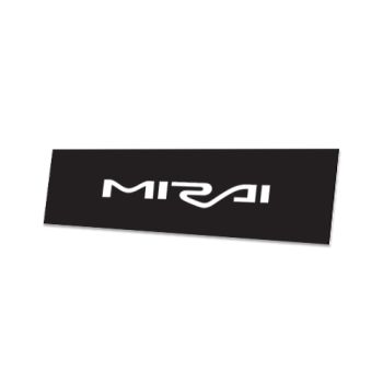 Skiltplate Mirai - 2 stk i sett