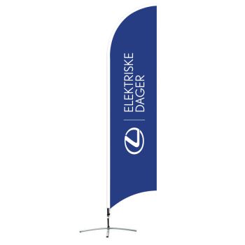 Beachflagg Elektriske Dager - 320 cm
