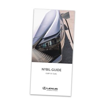 Lexus nybil-guide brosjyre - 100 stk