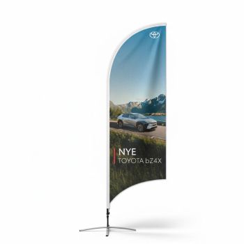 Beachflagg Nye Toyota bZ4X 320 cm