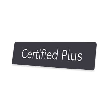 Skiltplate Certified Plus - 2 stk i sett