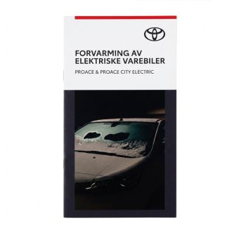 Brosjyre - Forvarming av elektriske varebiler - 50 stk