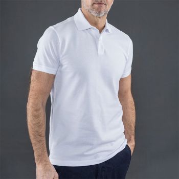 Camden stretch polo - Herre Hvit