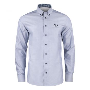 JH&F Red Bow 121 skjorte Blå Regular