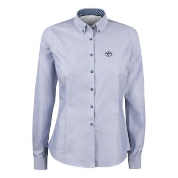 JH&F Red Bow 121 skjorte Blå Dame