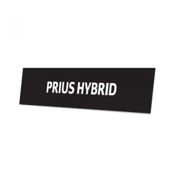 Skiltplate Prius Hybrid - 2 stk i sett