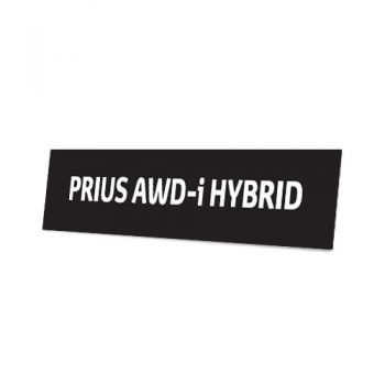 Skiltplate Prius AWD-i Hybrid - 2 stk i sett