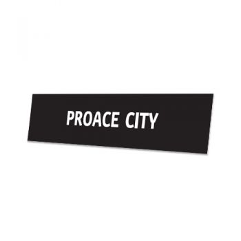 Skiltplate Proace City - 2 stk i sett