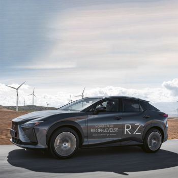 Lexus RZ 450e chrome dekor