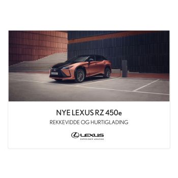 Lexus rekkevidde brosjyre - 25 stk