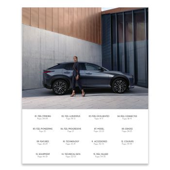 Lexus RZ stor brosjyre - 10 stk