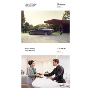 Lexus garanti- og kundeløfte brosjyre - 25 stk