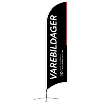 Beachflagg Varebildager 320 cm