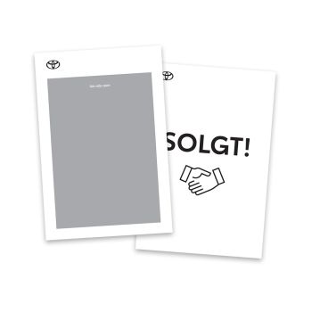 Prislomme i statisk folie - Toyota