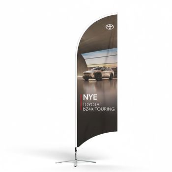 Beachflagg Nye bZ4X Touring 320 cm