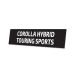 Skiltplate Corolla Hybrid TS - 2 stk i sett