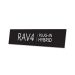Skiltplate RAV4 Plug-in Hybrid - 2 stk i sett