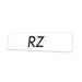 Lexus RZ skiltplater - 2 stk i sett