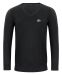 J. Harvest & Frost Merino V-Neck - Herre Sort