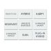 Stickers pakke hvit – 9 stk
