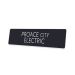 Skiltplate Proace City Electric - 2 stk i sett