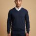 Brockton v-neck - Herre Marine