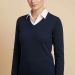 Brockton v-neck - Dame Marine